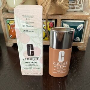 Clinique Even Better Makeup SPF 15 Evens & Corrects - 78 Nutty M New